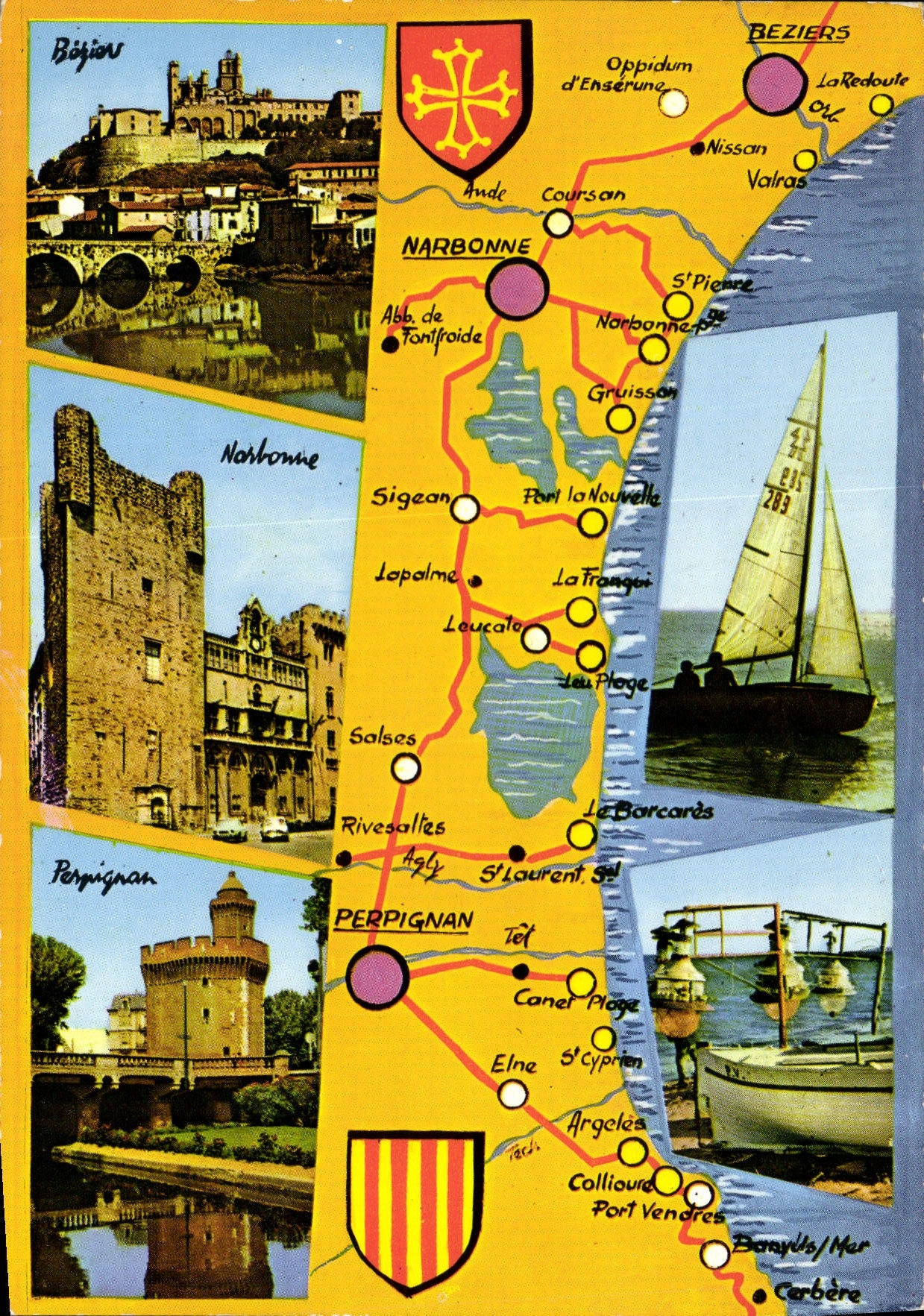 CPSM perpignan narbonne béziers