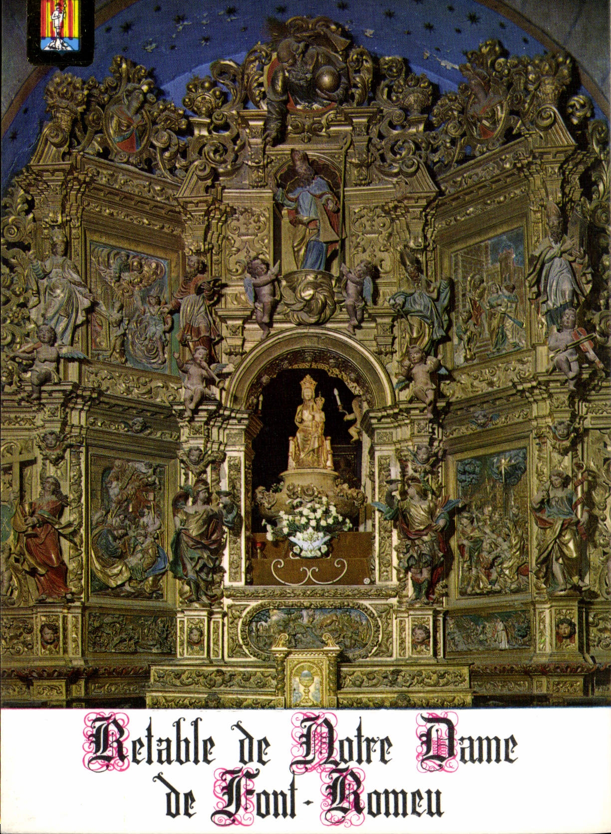 CPSM Retable de Notre Dame de Font Romeu 