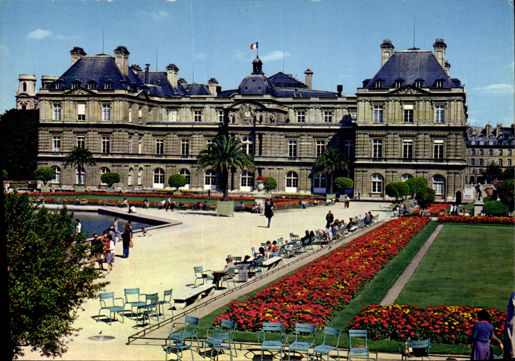 CPSM Paris les Jardins du Luxembourg