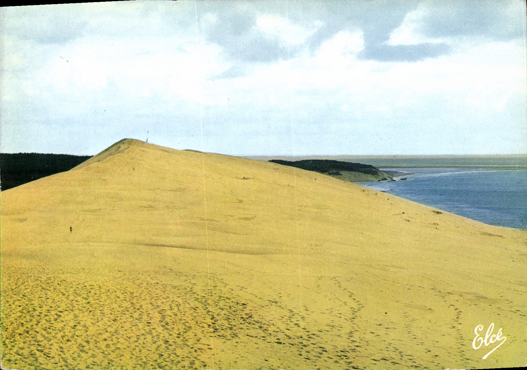 CPSM Bassin d'Arcachon Gironde le sommet de la Dune du Pyla la plus haute d'Europe