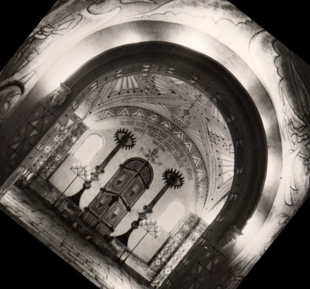 CPSM Chapelle Saint Pierre de Villefranche sur Mer allerte aux pecheurs de Villefranche Beaulieu et 