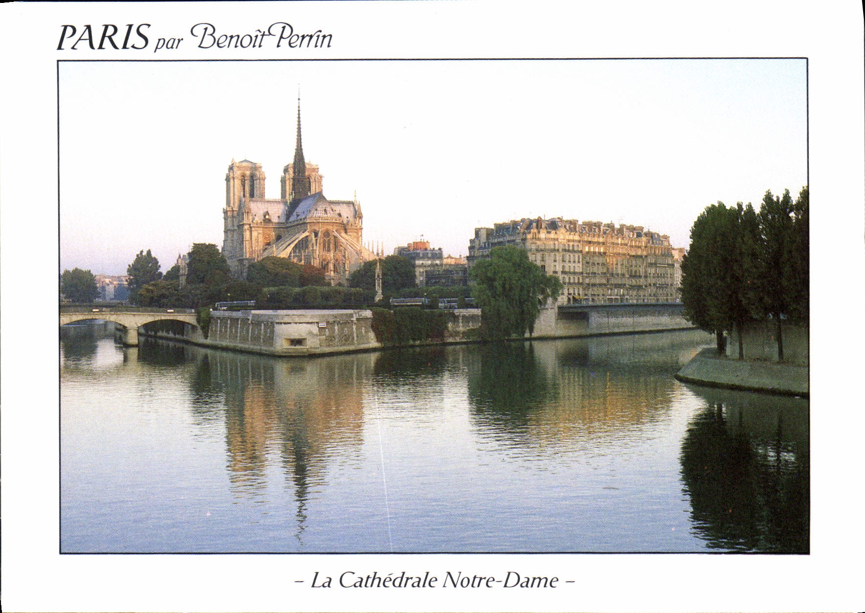 CPSM Paris par Benoit Penin la cathedrale Notre Dame