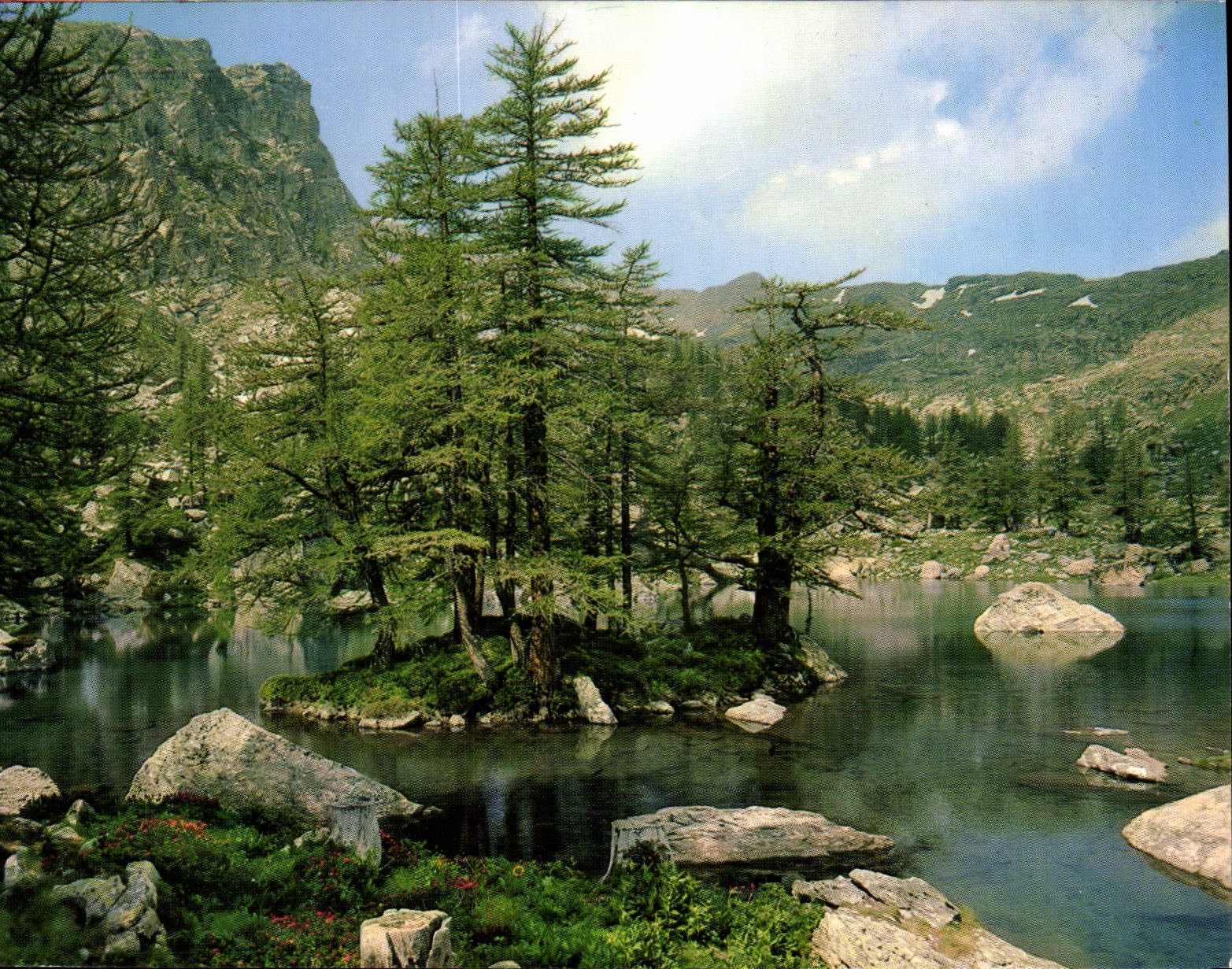 CPSM Vallee des Merveilles Alpes Maritimes Lac Vert de Fontanable 