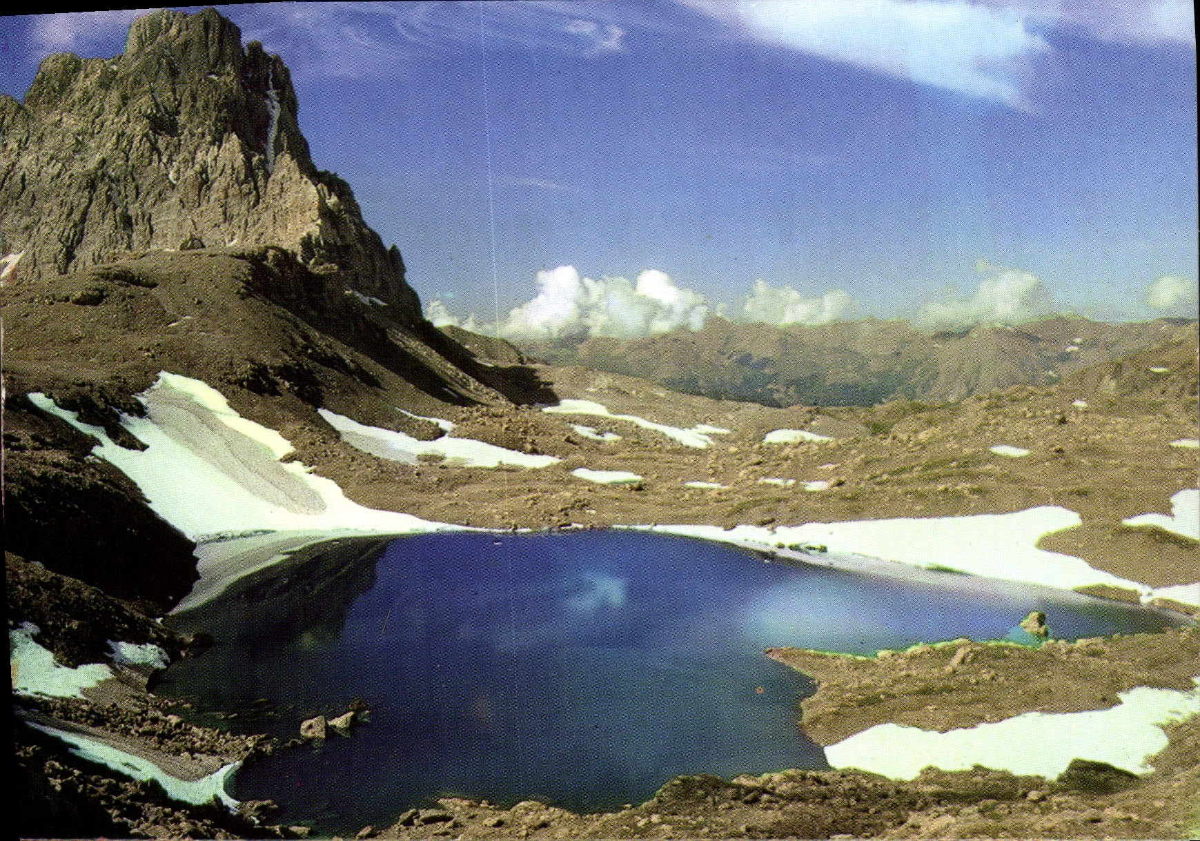 CPSM Lac des 9 Couleurs et le Brec du Chambeyron