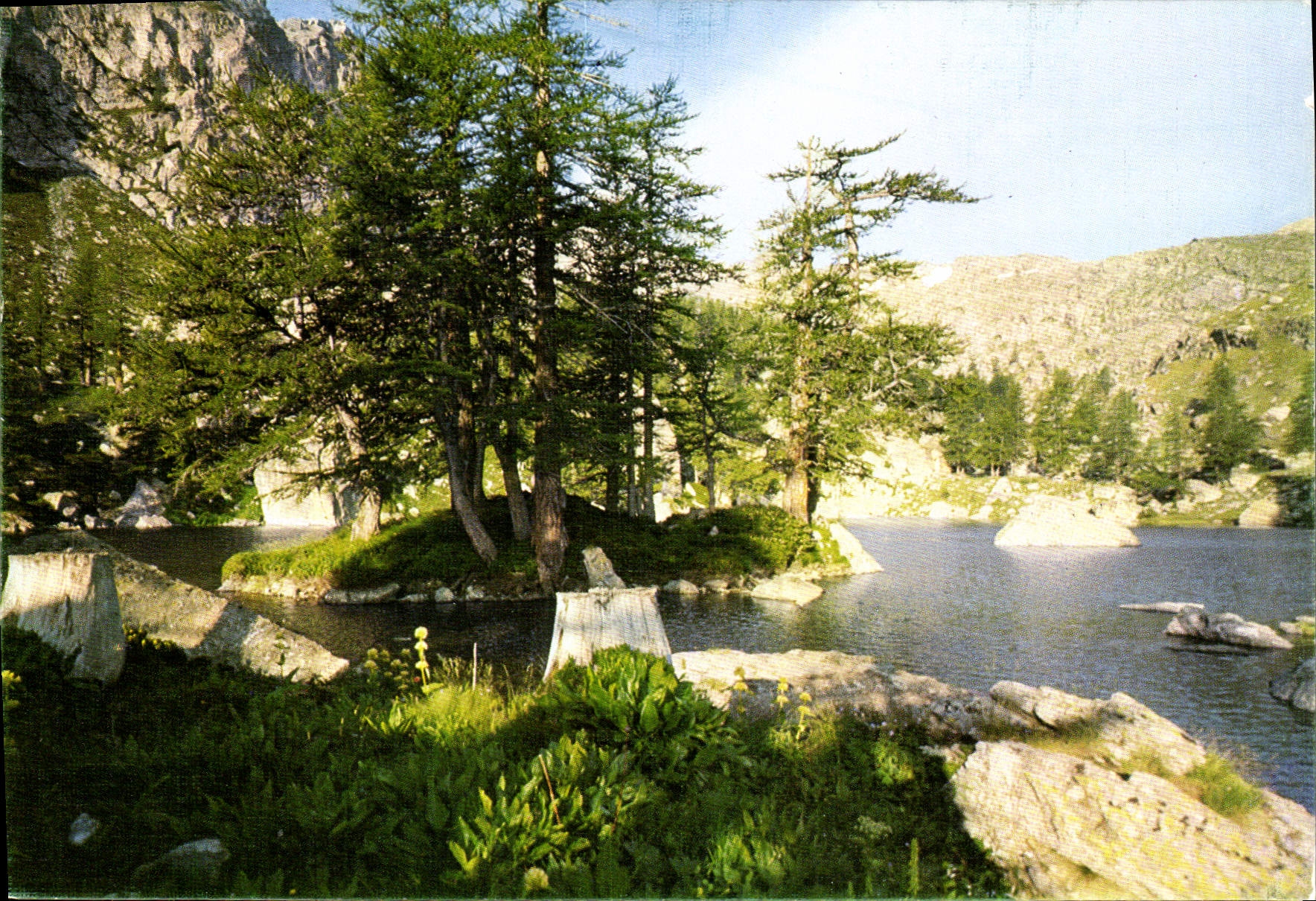 CPSM Vallee des Merveilles Alpes Maritimes Lac Vert de Fontanable 