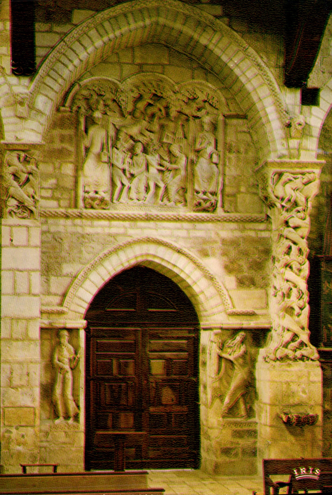 CPSM Souillac Lot Eglise abbatiale Postail Interieur
