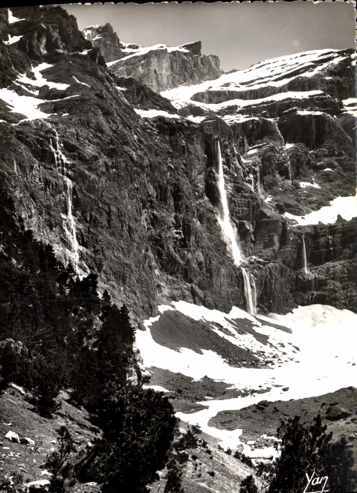 CPSM Gavarnie La Grande Cascade Haut de chute 