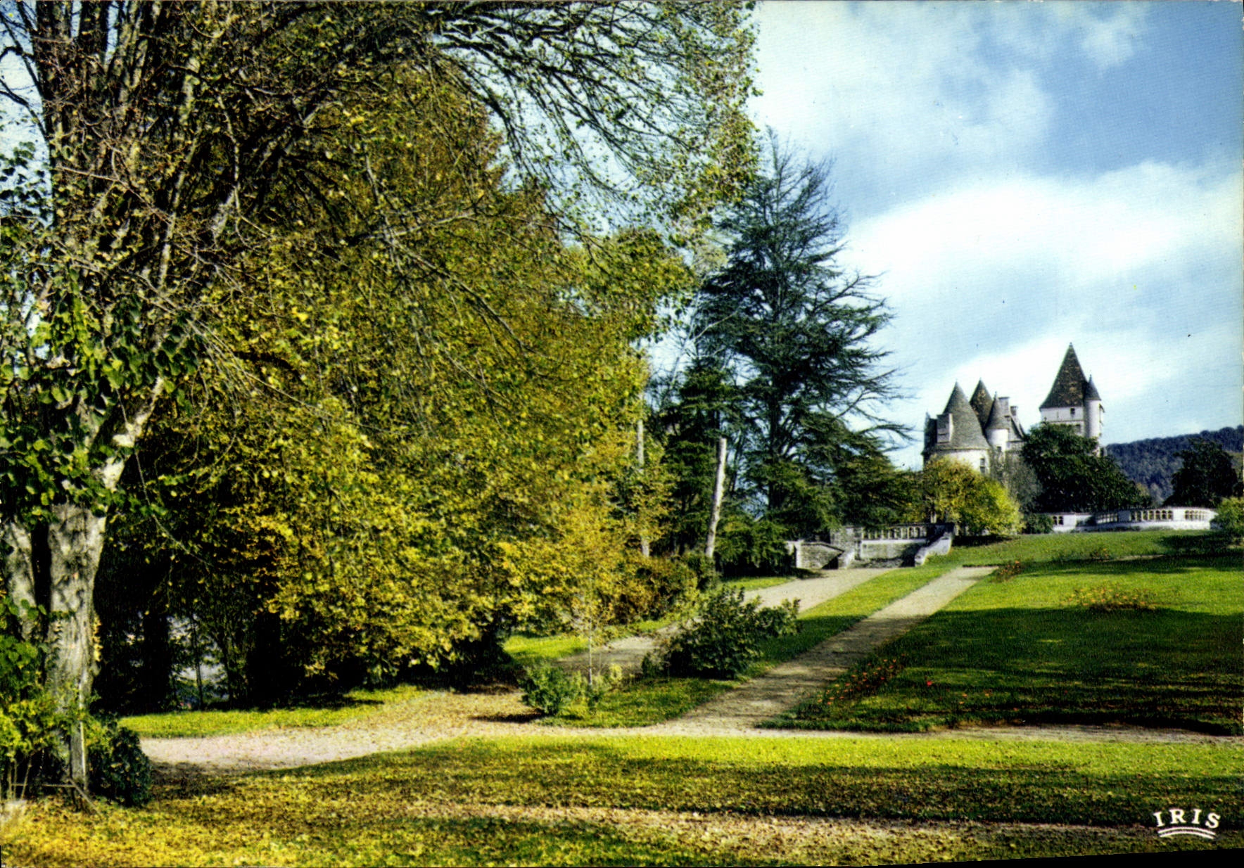 CPSM Chateaux en Perigord Les Milandes 