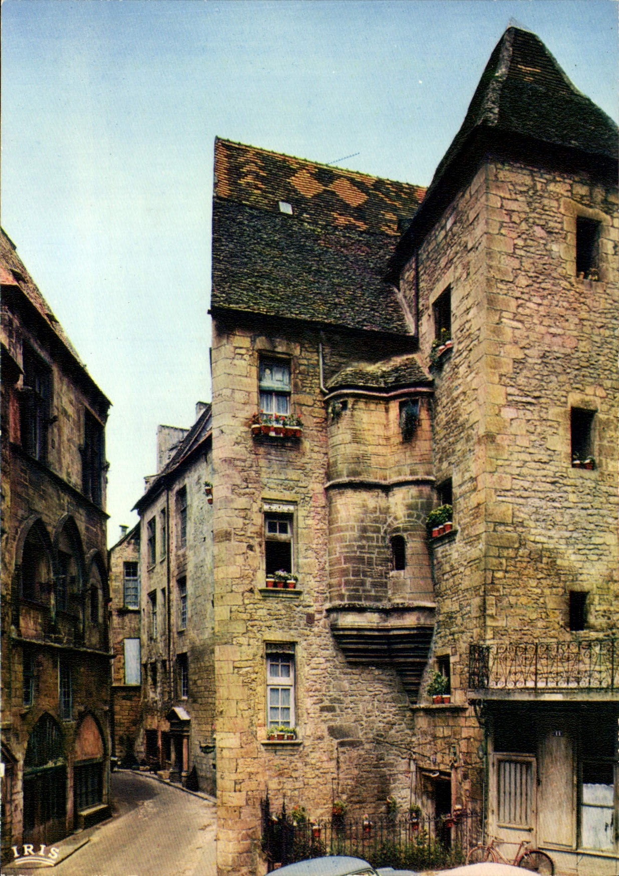 CPSM Sarlat Dordogne Hotel Plamon Maison des Consuis 