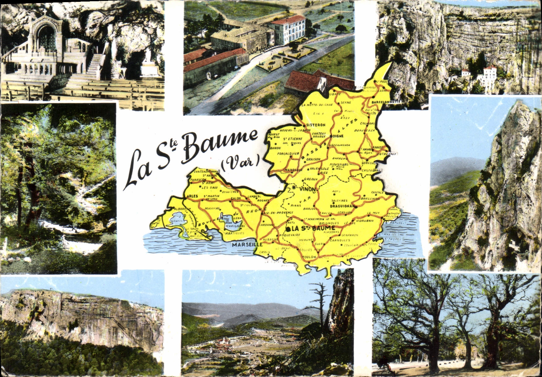CPSM La Ste Baume Plan d'Aups Var 