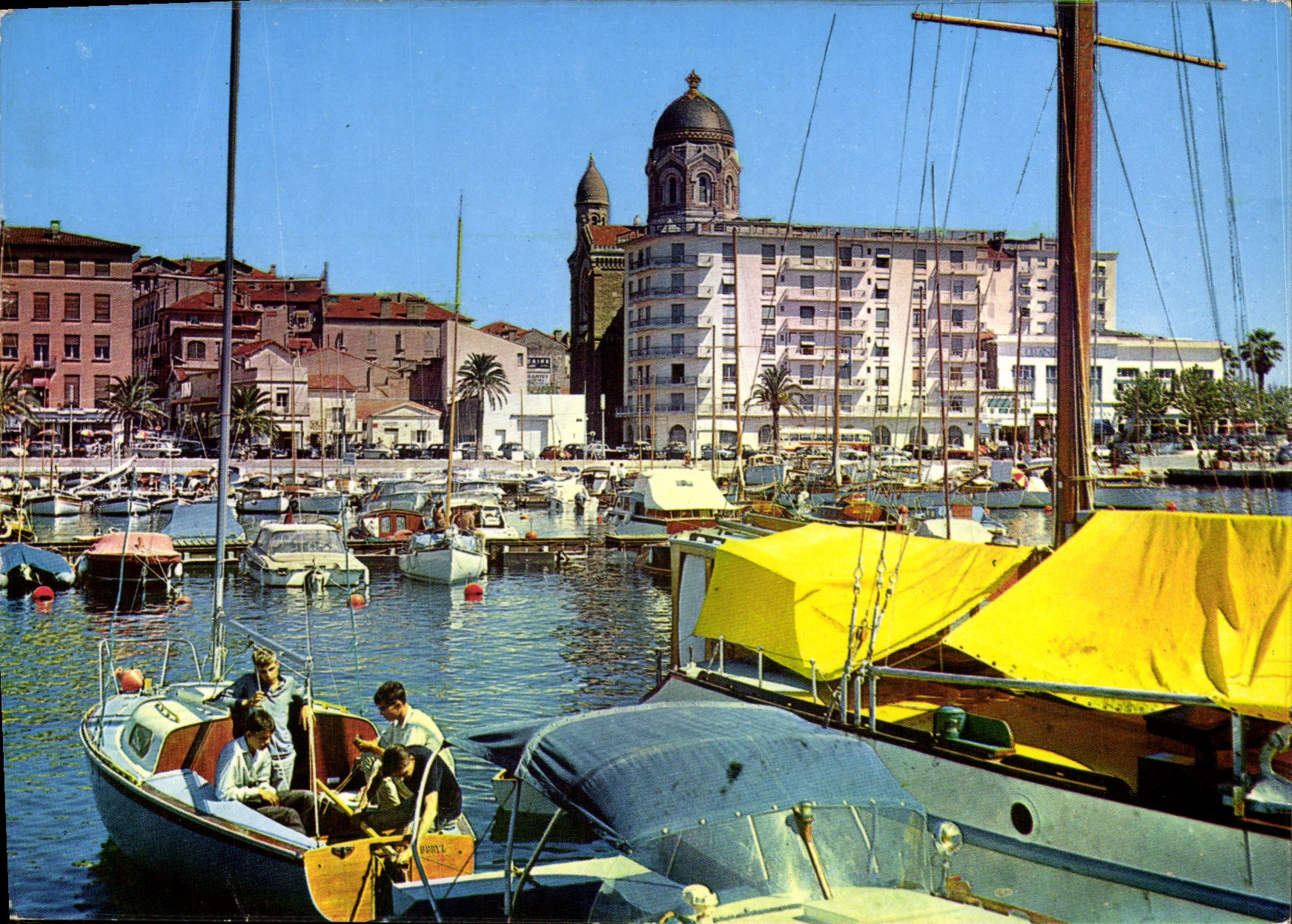 CPSM Lumiere de la Cote d'Azur Saint Raphael Le Port 