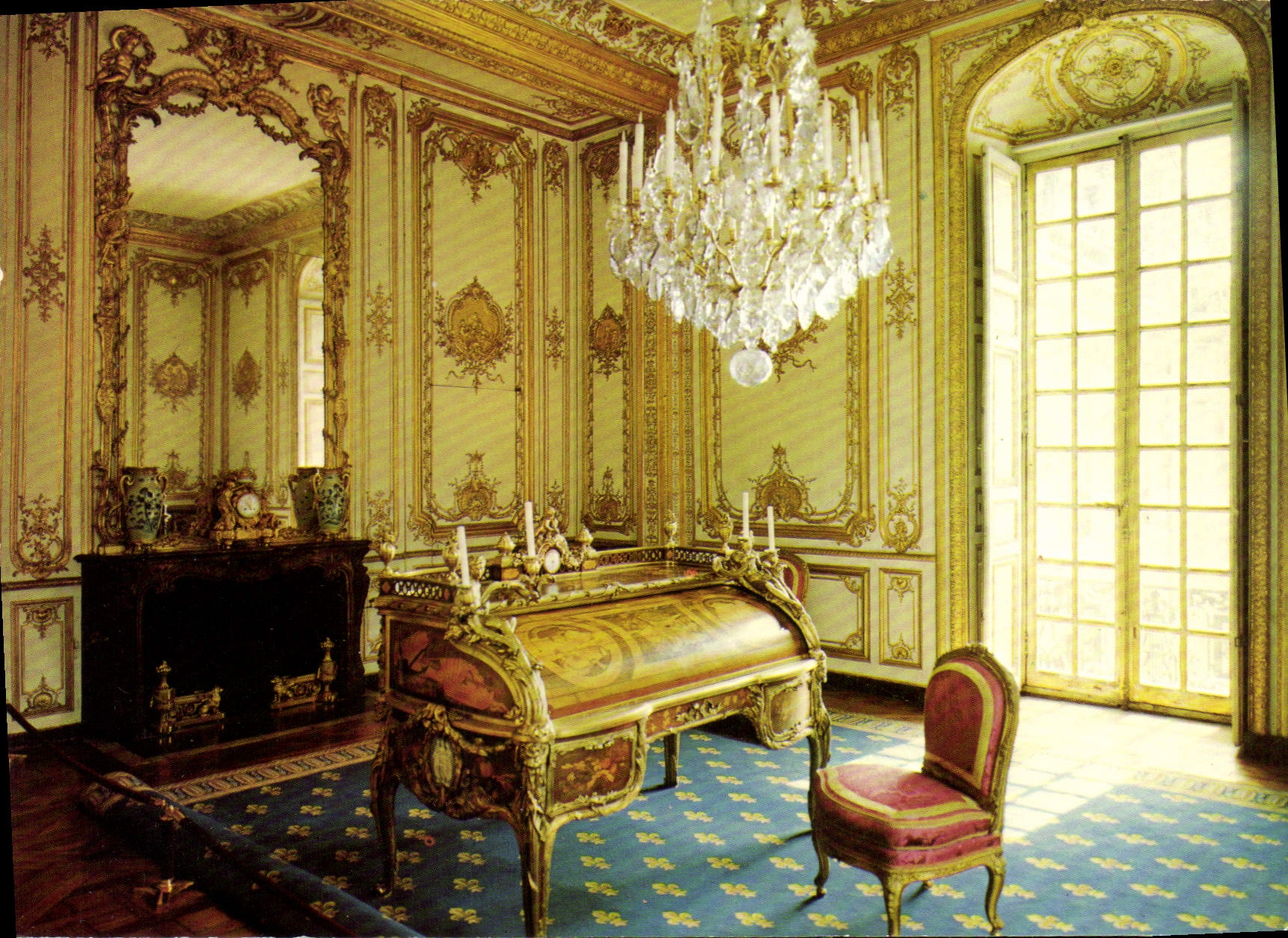 CPSM Chateau de Versailles Cabinet de travail 