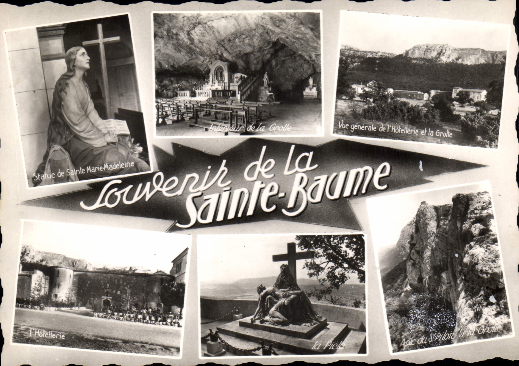 CPSM La Sainte Baume Var Souvenir 