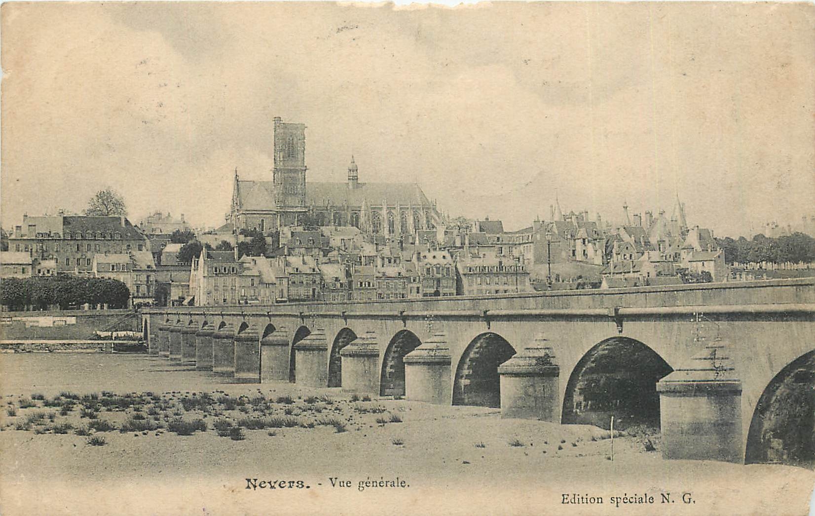 CPA Nevers Vue generale