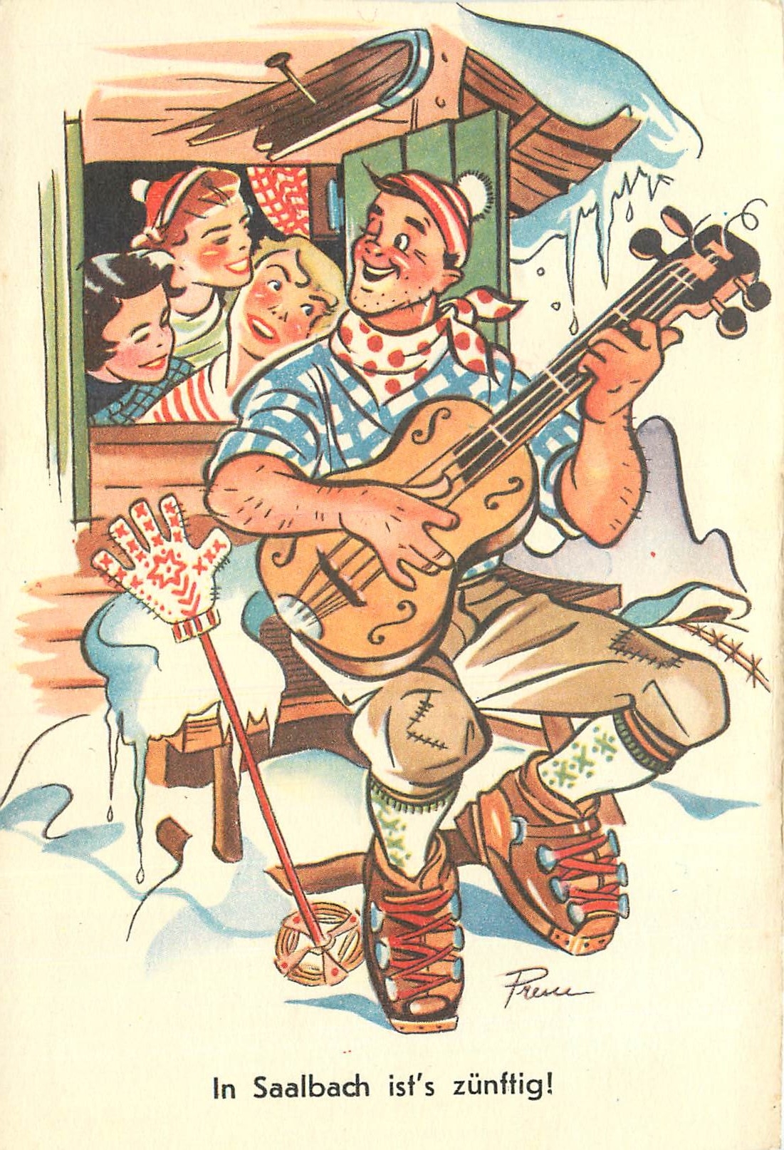 CPA In Saalbach ist's Zunftig