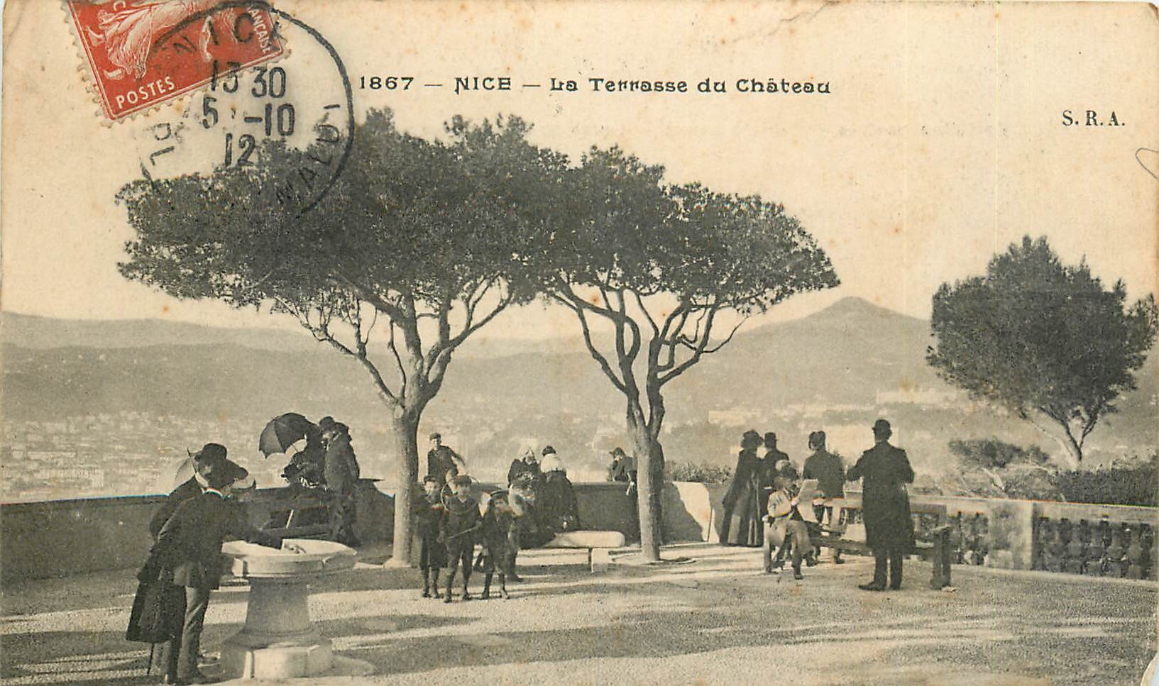 CPA Nice La Terrasse du chateau