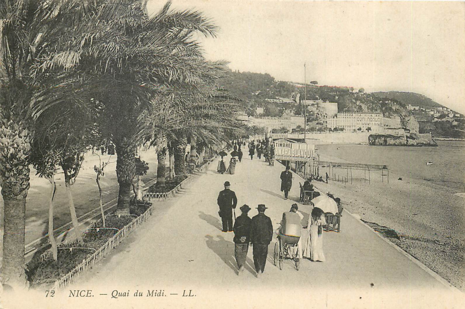 CPA Nice Quai du Midi