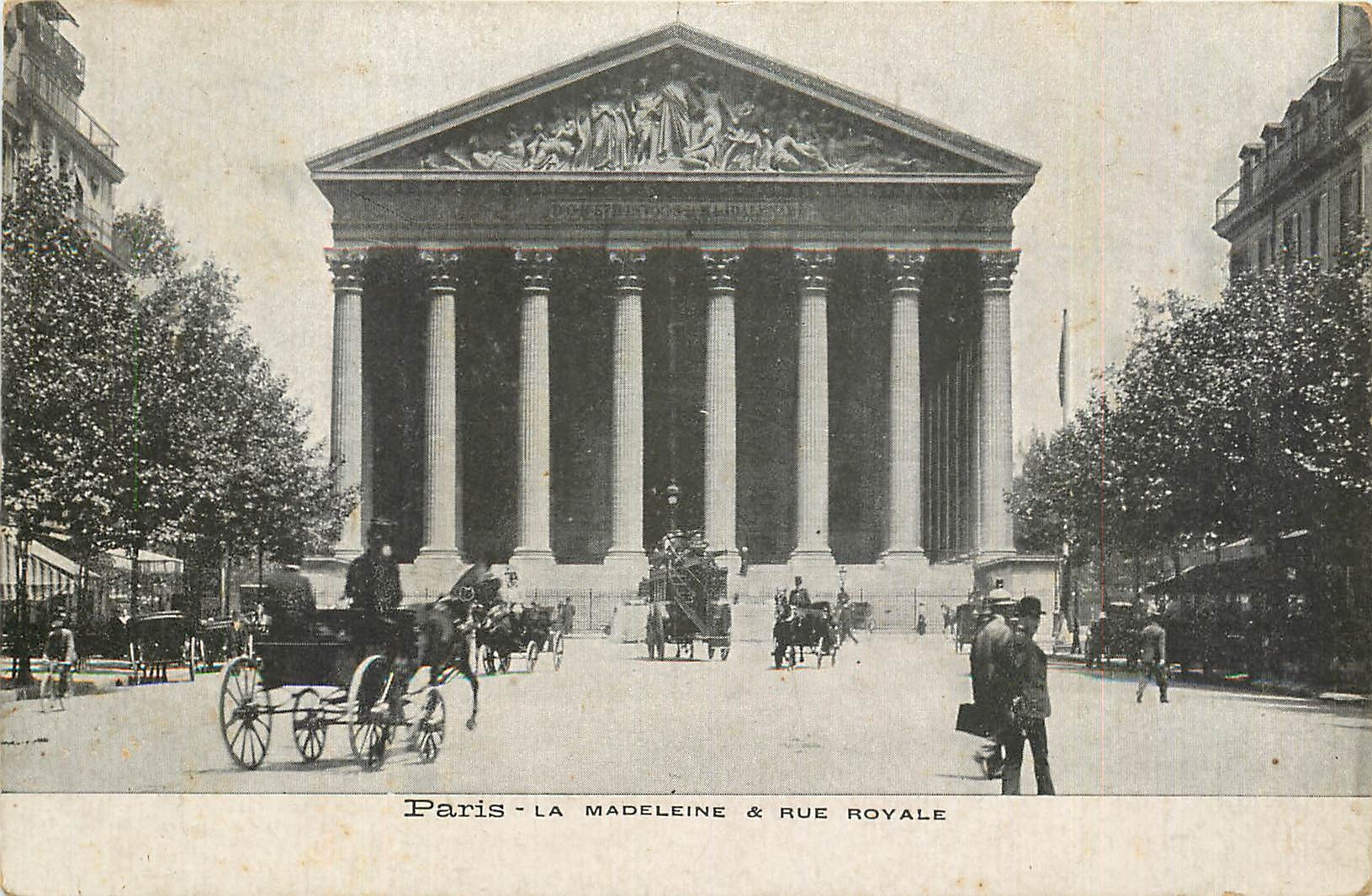 CPA Paris La Madeleine Rue Royale