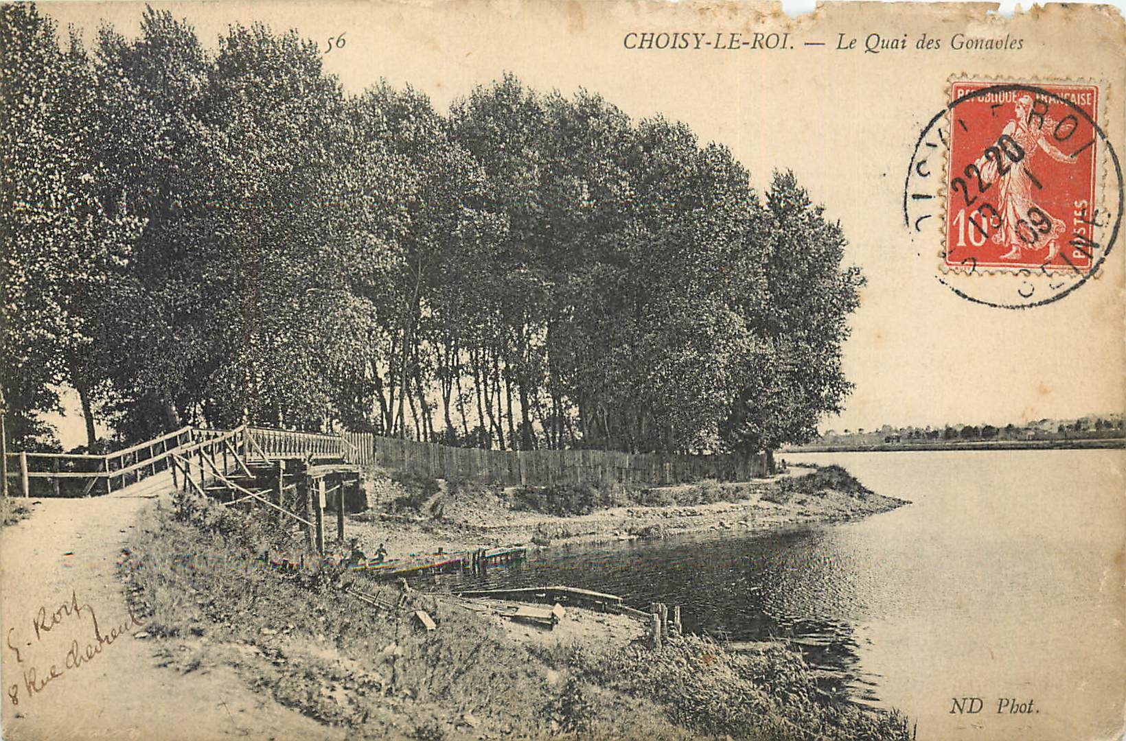 CPA Choisy le Roi le Quai des Gonaeles