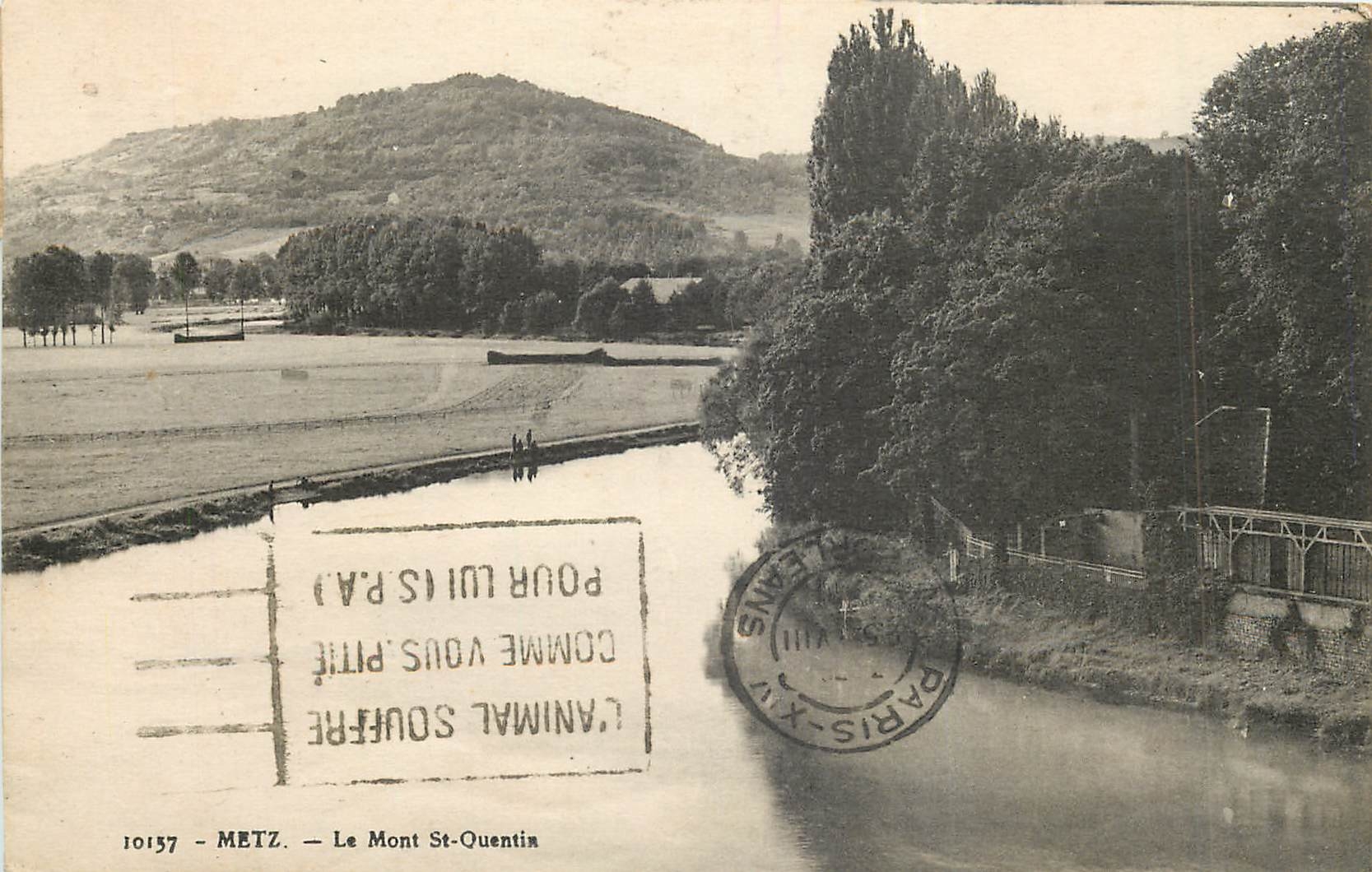 CPA Metz Le Mont St Quentin