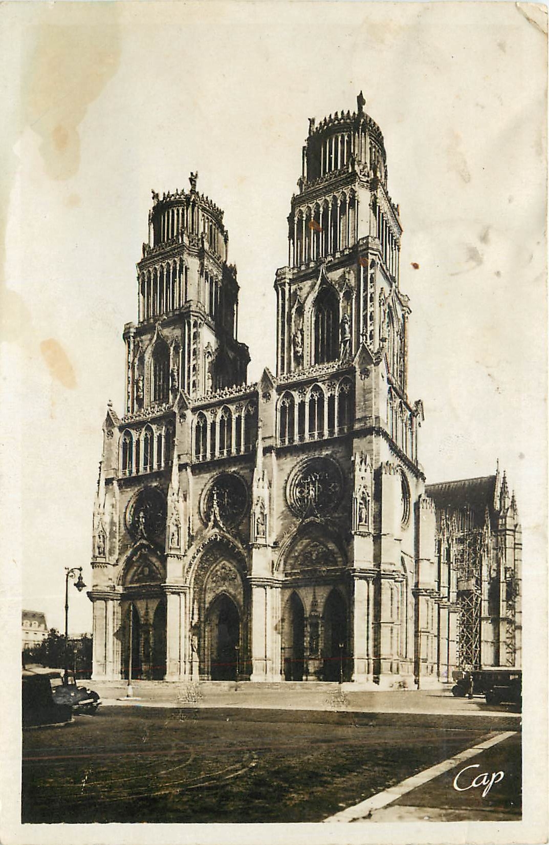 CPA Orleans Cathedrale Ste Croix la Facade