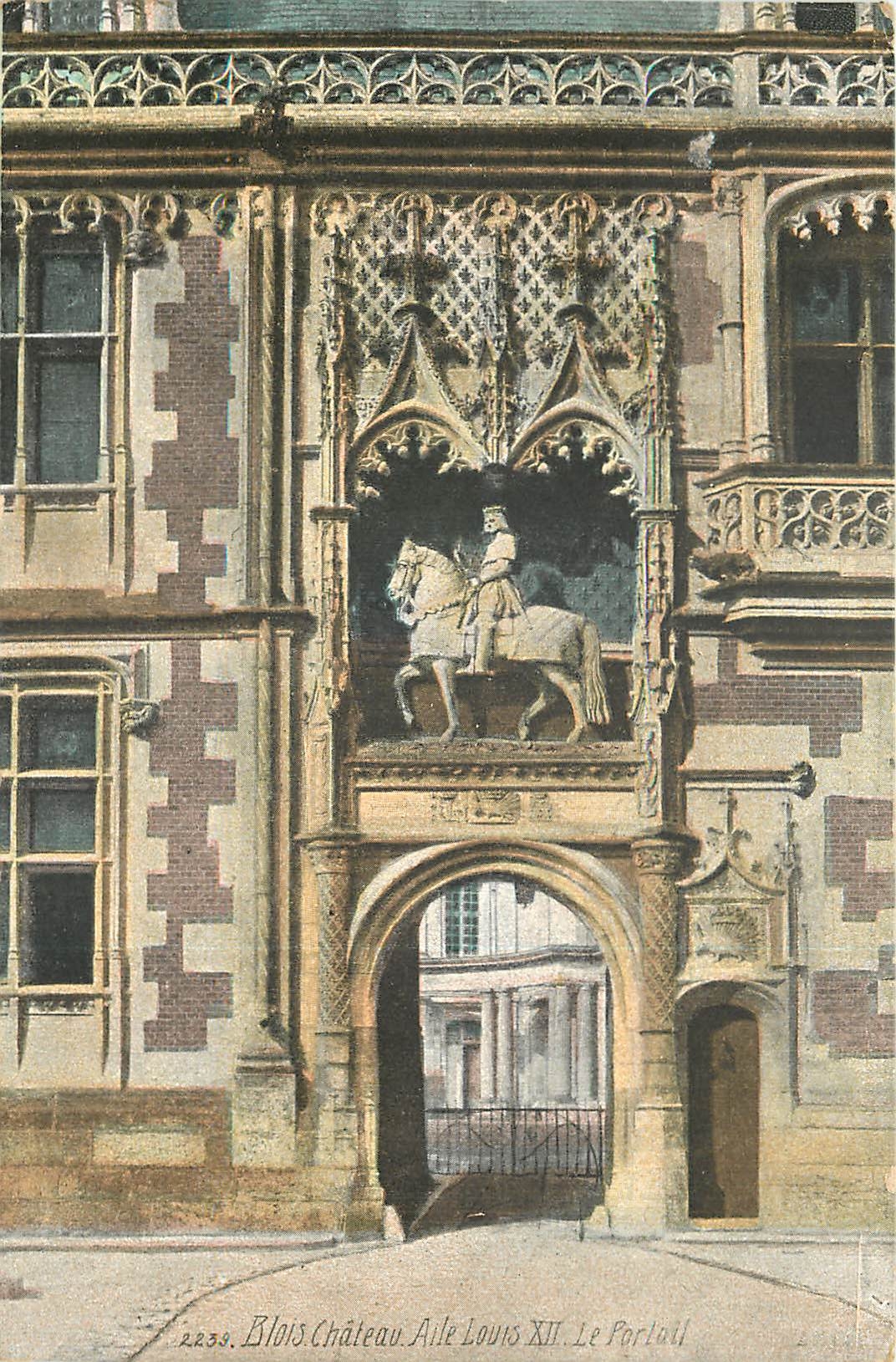 CPA Blois Chateau Serie de 10 vues