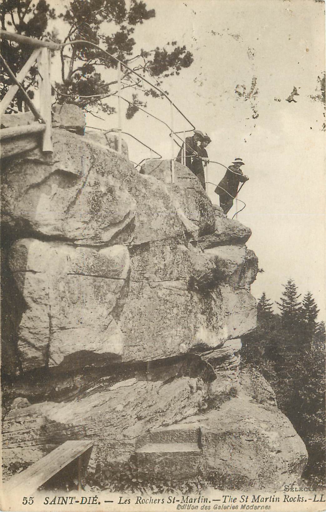 CPA Saint Die les Rochers Saint Martin