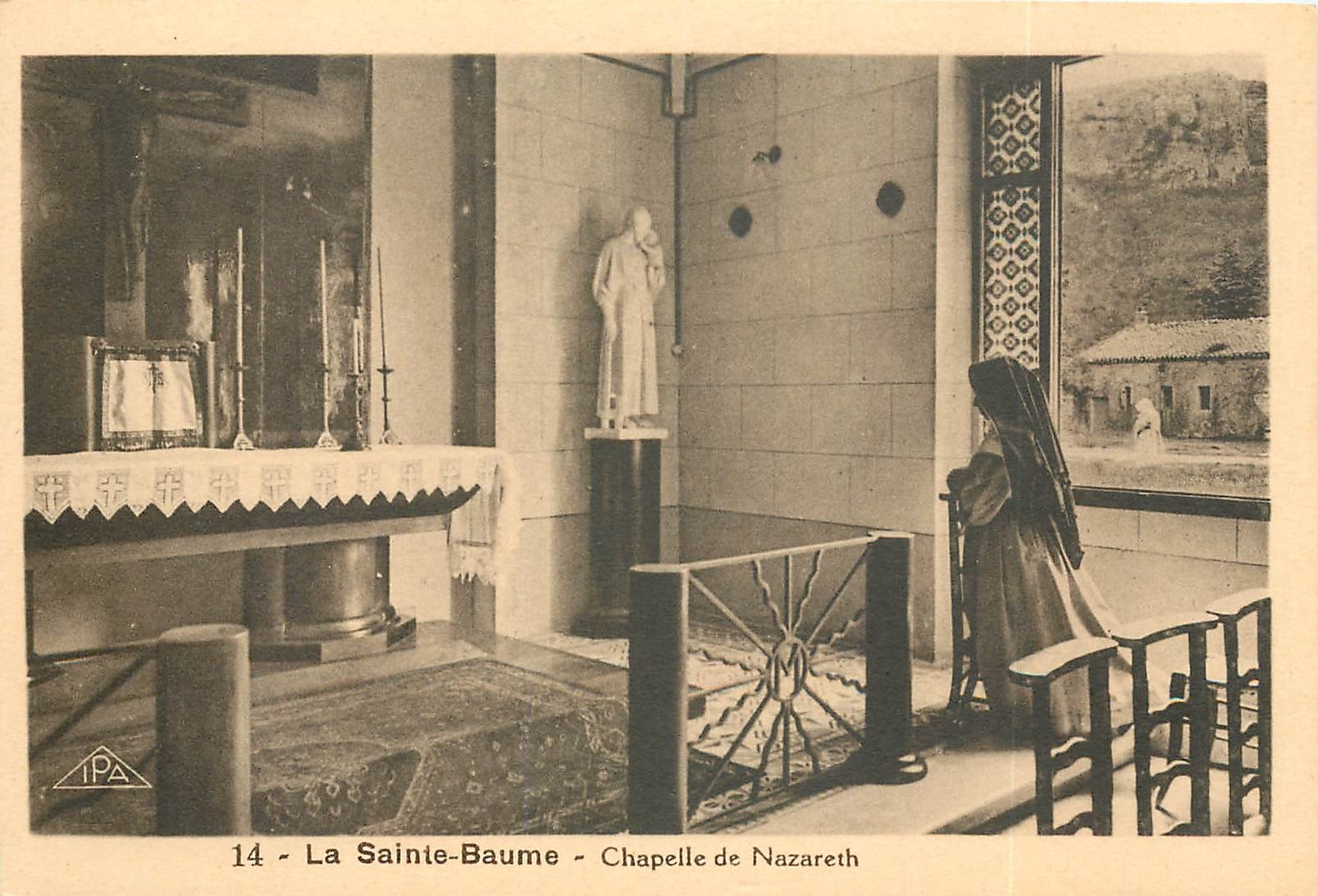 CPA Sainte Baume Chapelle de Nazareth