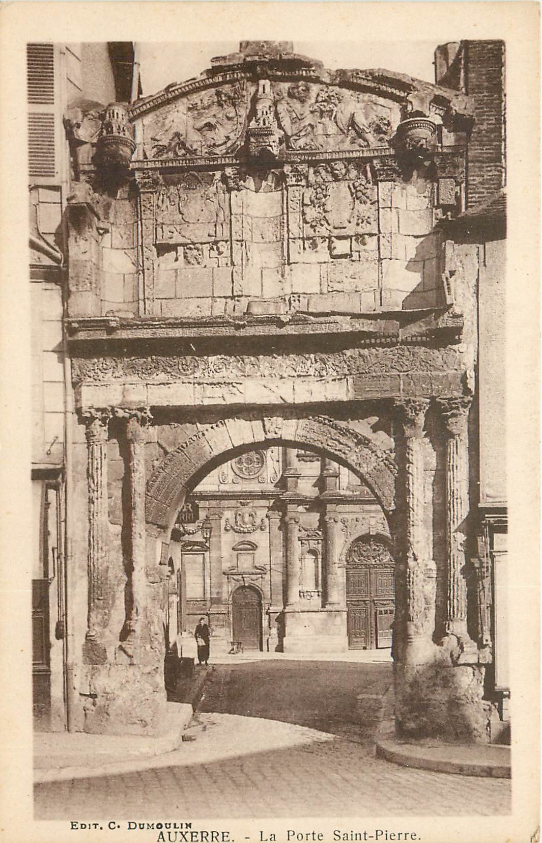 CPA Auxerre la Porte Saint Pierre