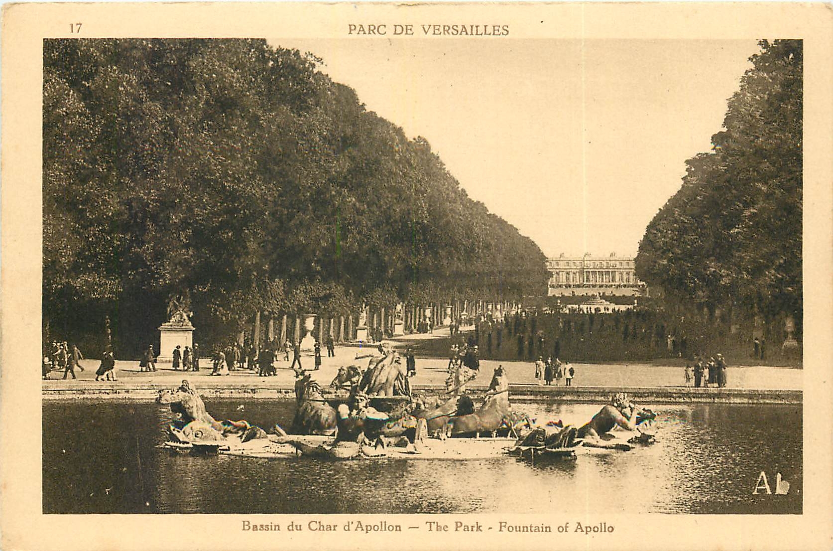 CPA Bassin du Char d'Apollon
