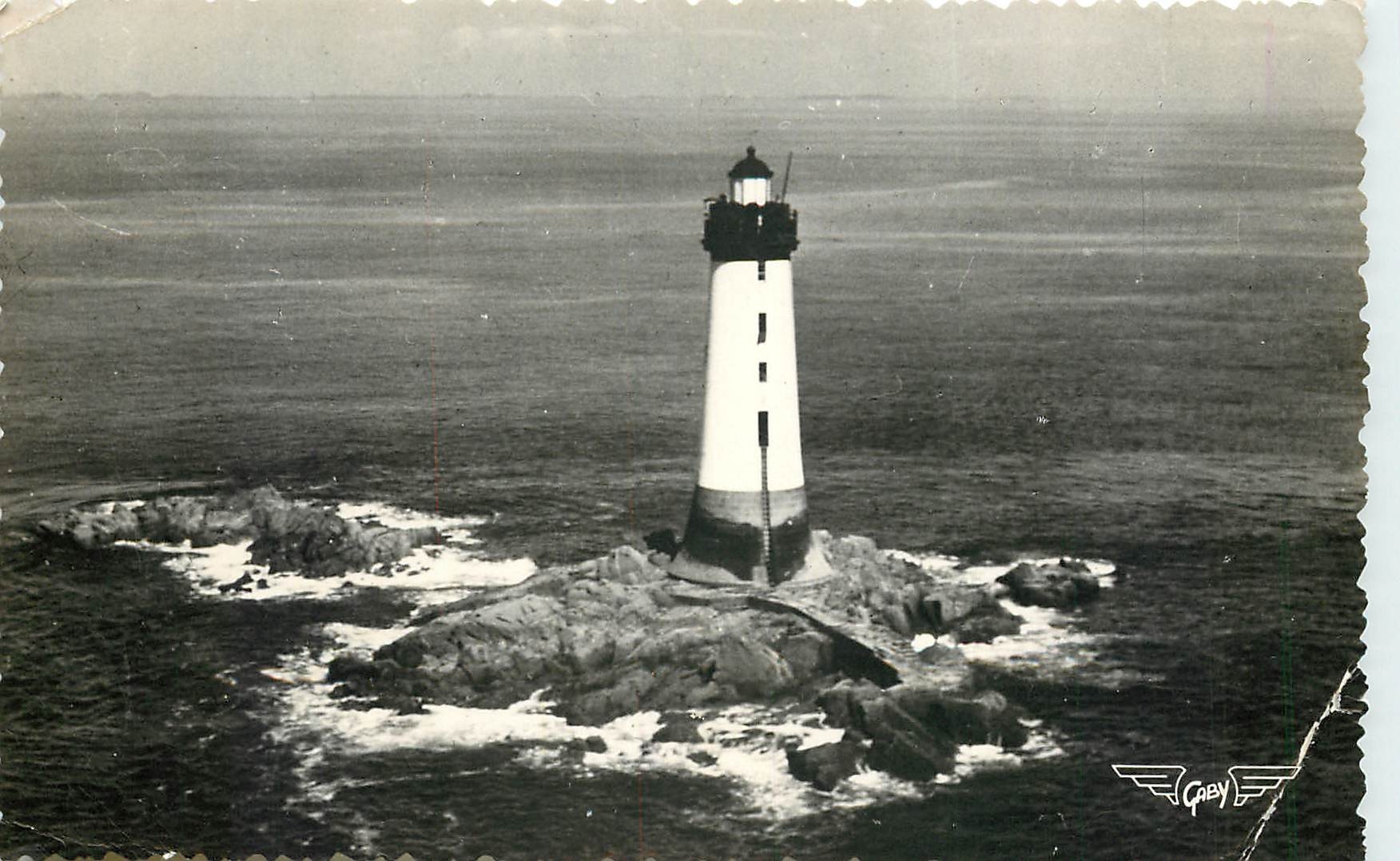 CPA Cancale (I et V) Le Phare de la Pierre