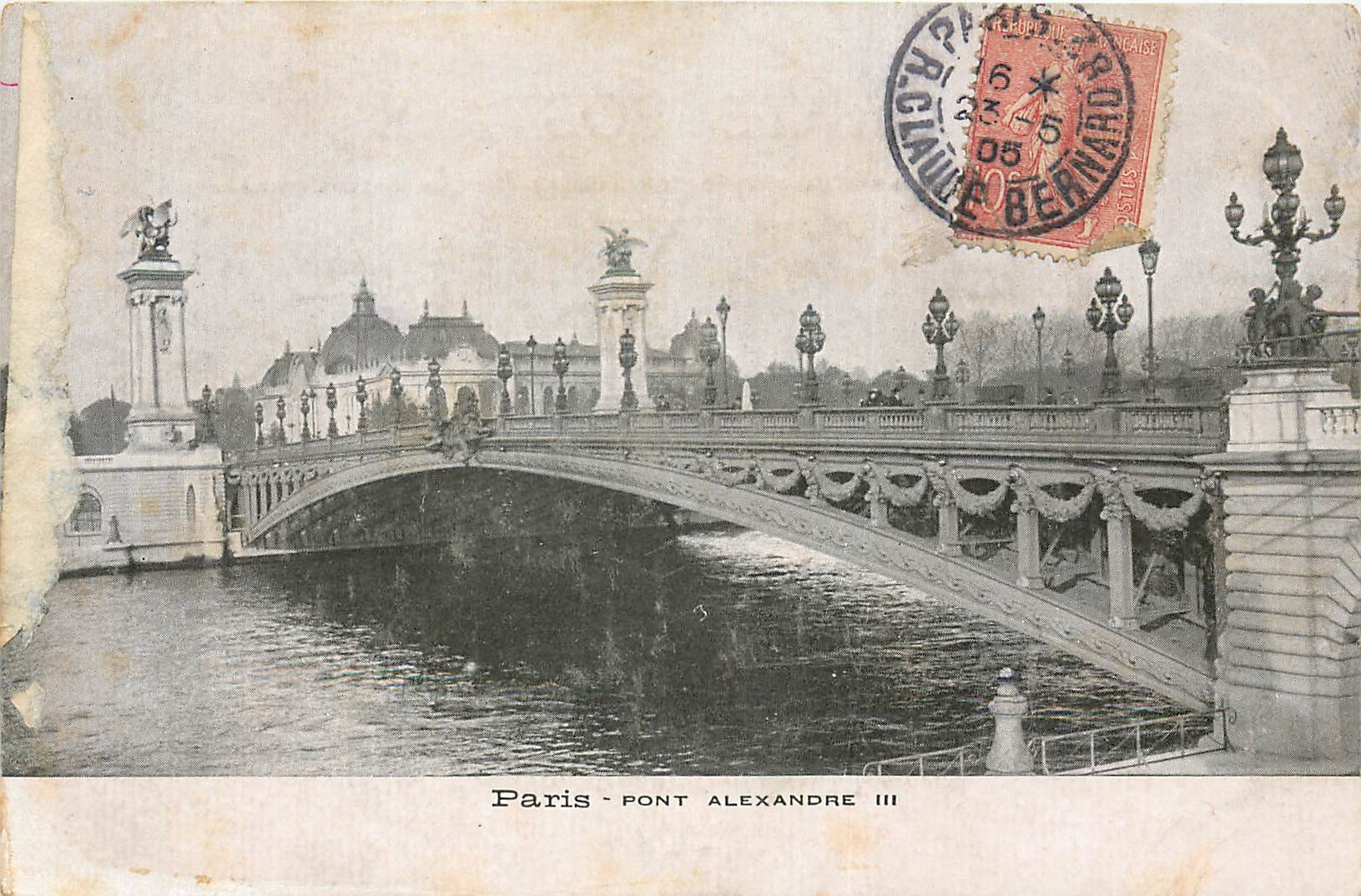 CPA Paris Pont Alexandre III