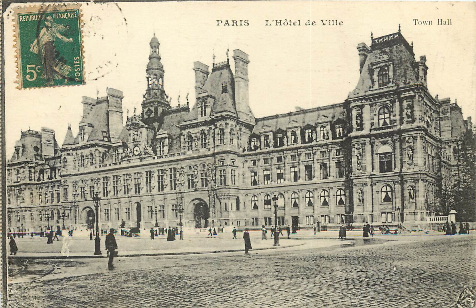 CPA Paris L'Hotel de Ville