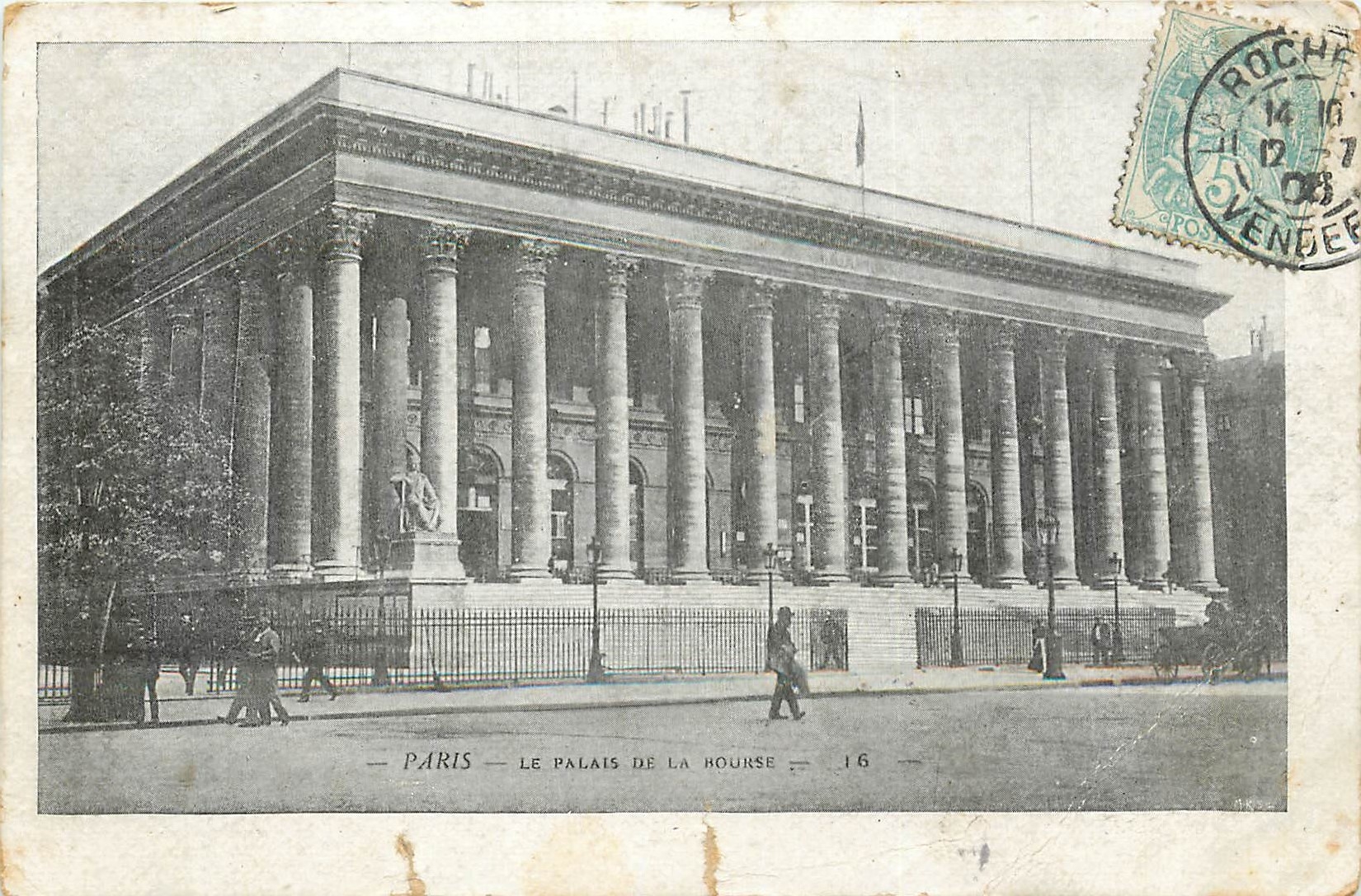 CPA Paris Le Palais de la Bourse