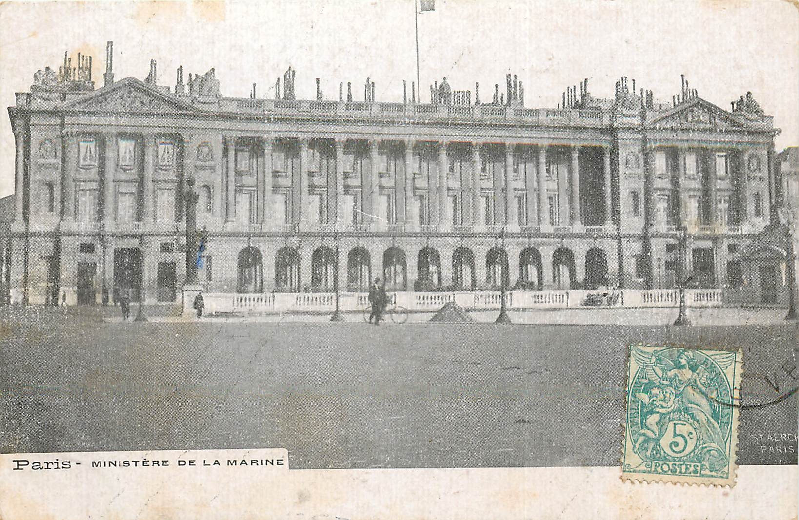 CPA Paris Ministere de la Marine