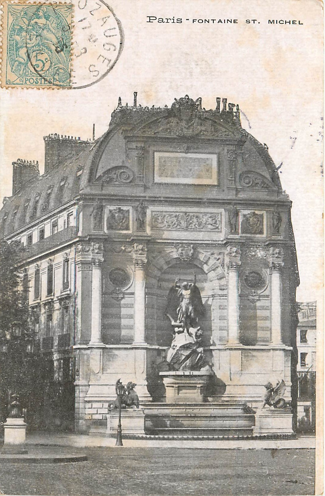 CPA Paris Fontaine St Michel