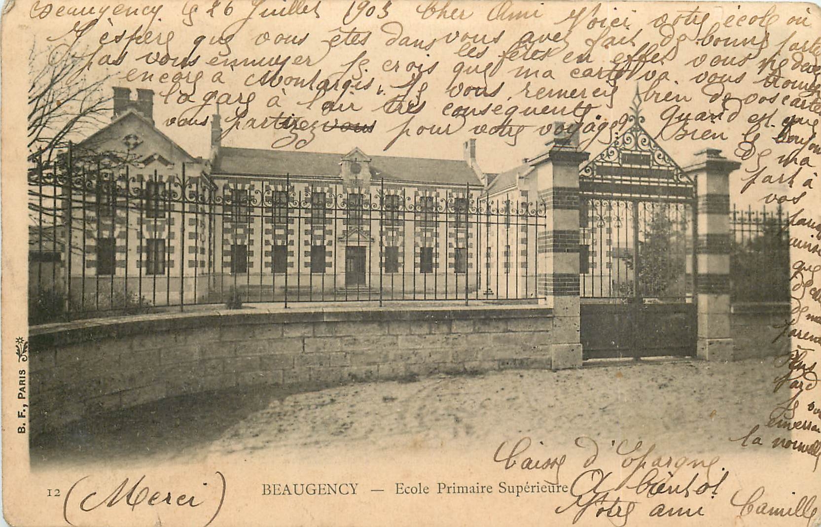 CPA Beaugency Ecole Primaire superieure