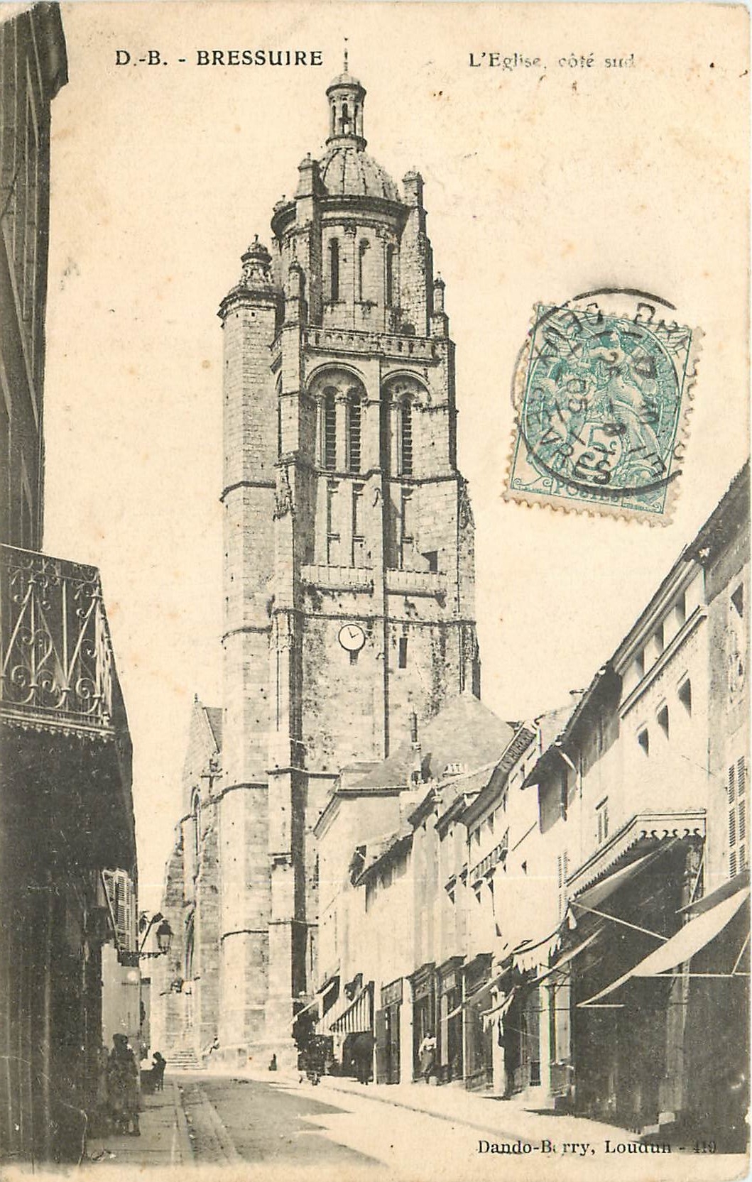 CPA Bressuire L'Eglise cote sud