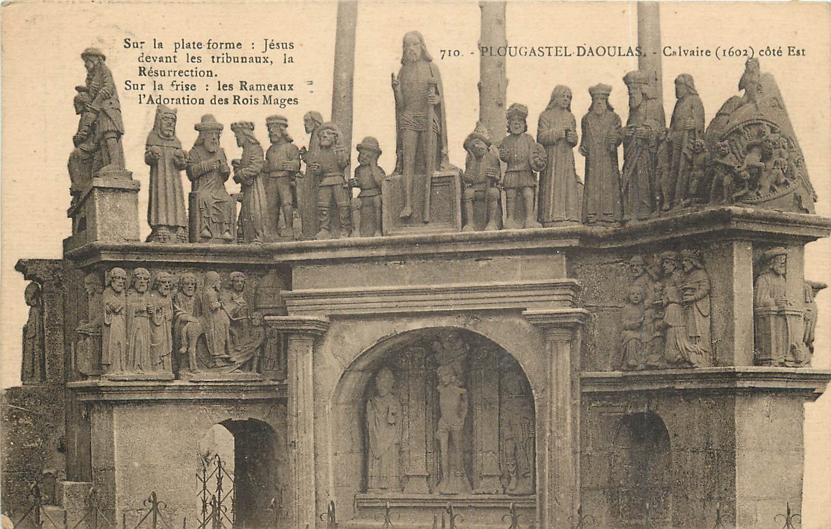 CPA Plougastel Daoulas Calvaire (1602) Cote Est