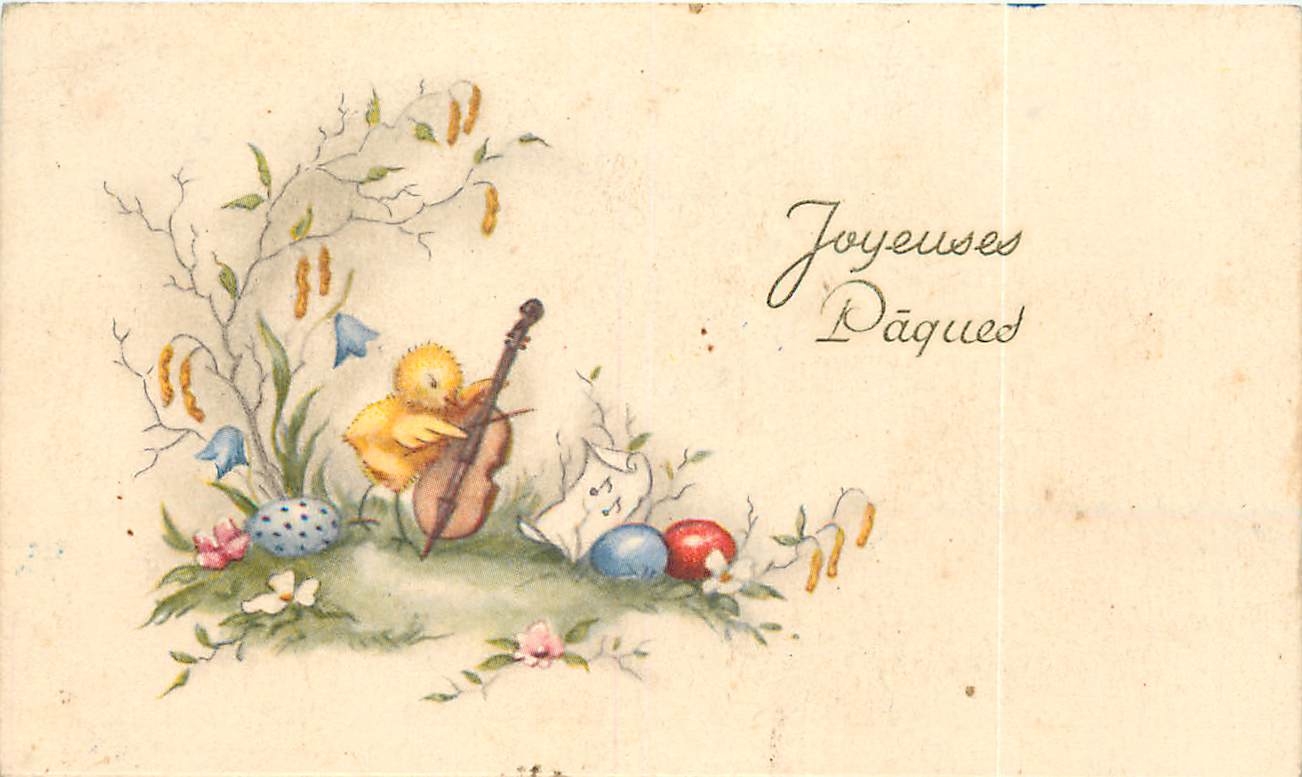 CPA Joyeuses Paques