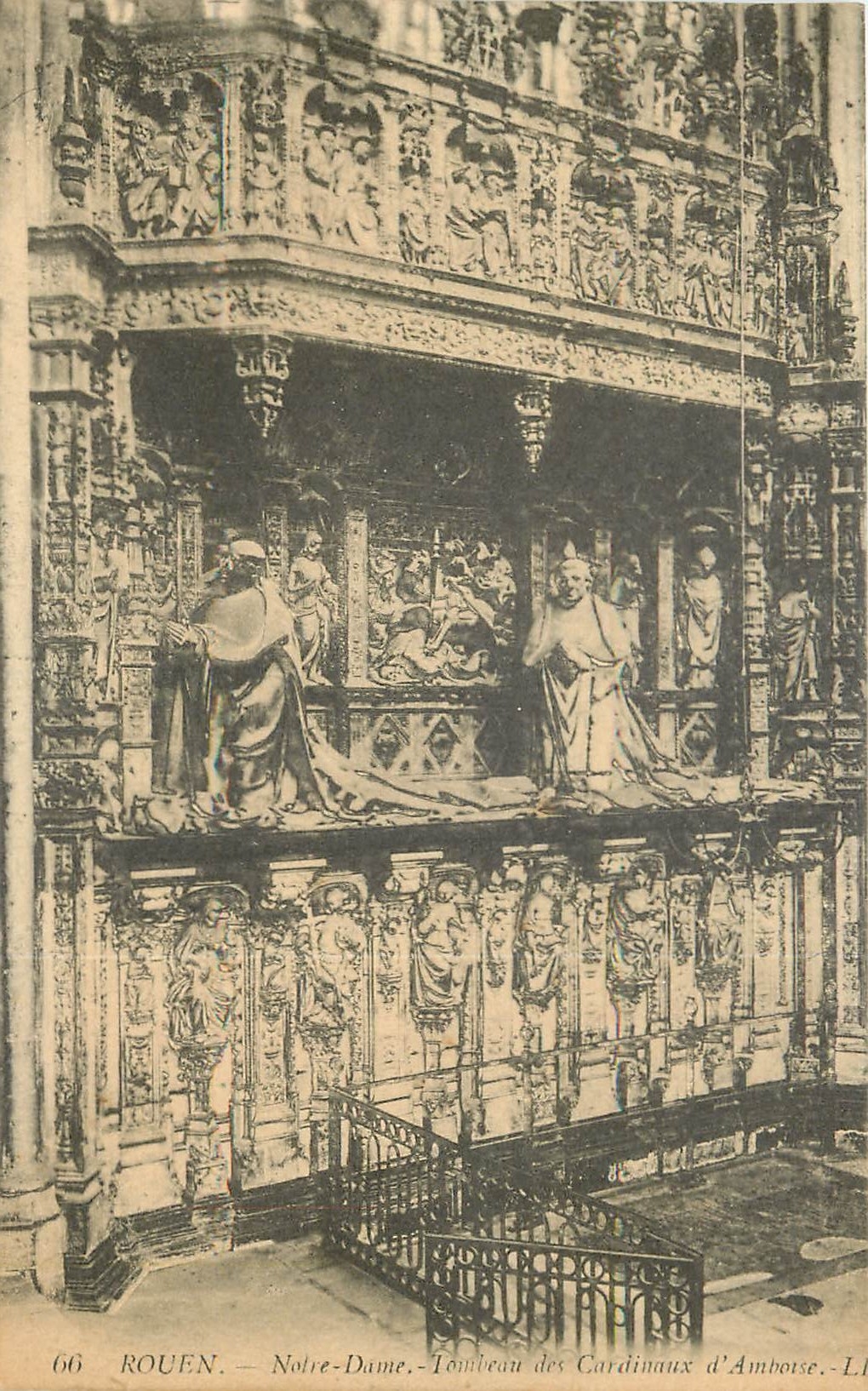 CPA Rouen N D Tombeau des Cardinaux d'Amboise