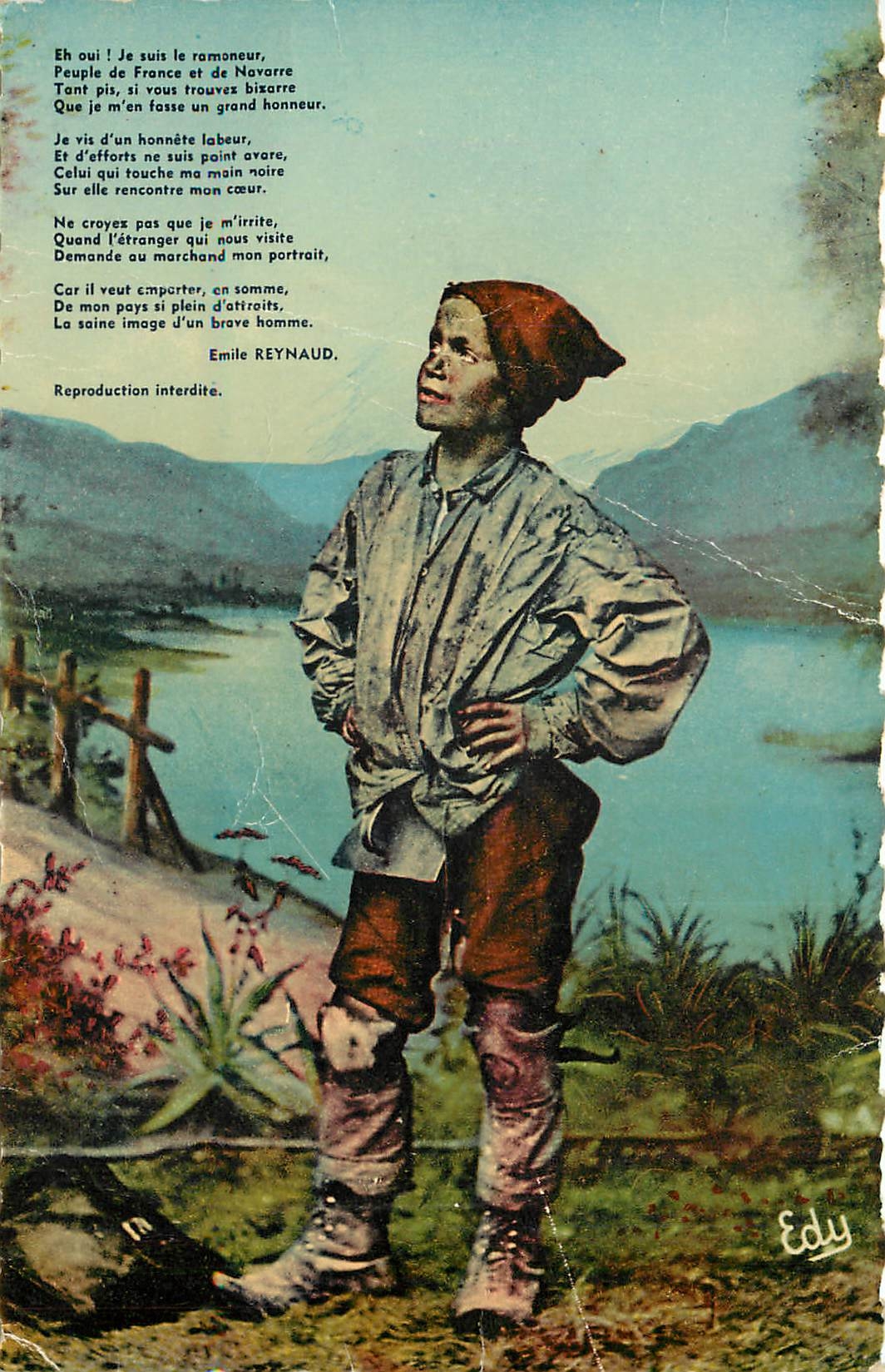 CPA Savoie pittoresque un petit romoneur