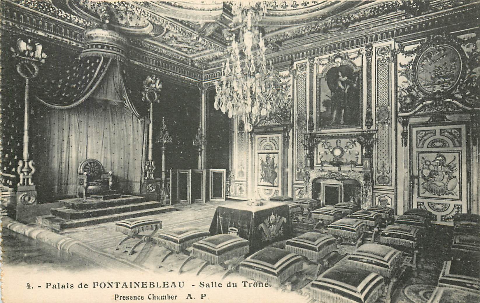CPA Palais de Fontainebleau Salle du Trone