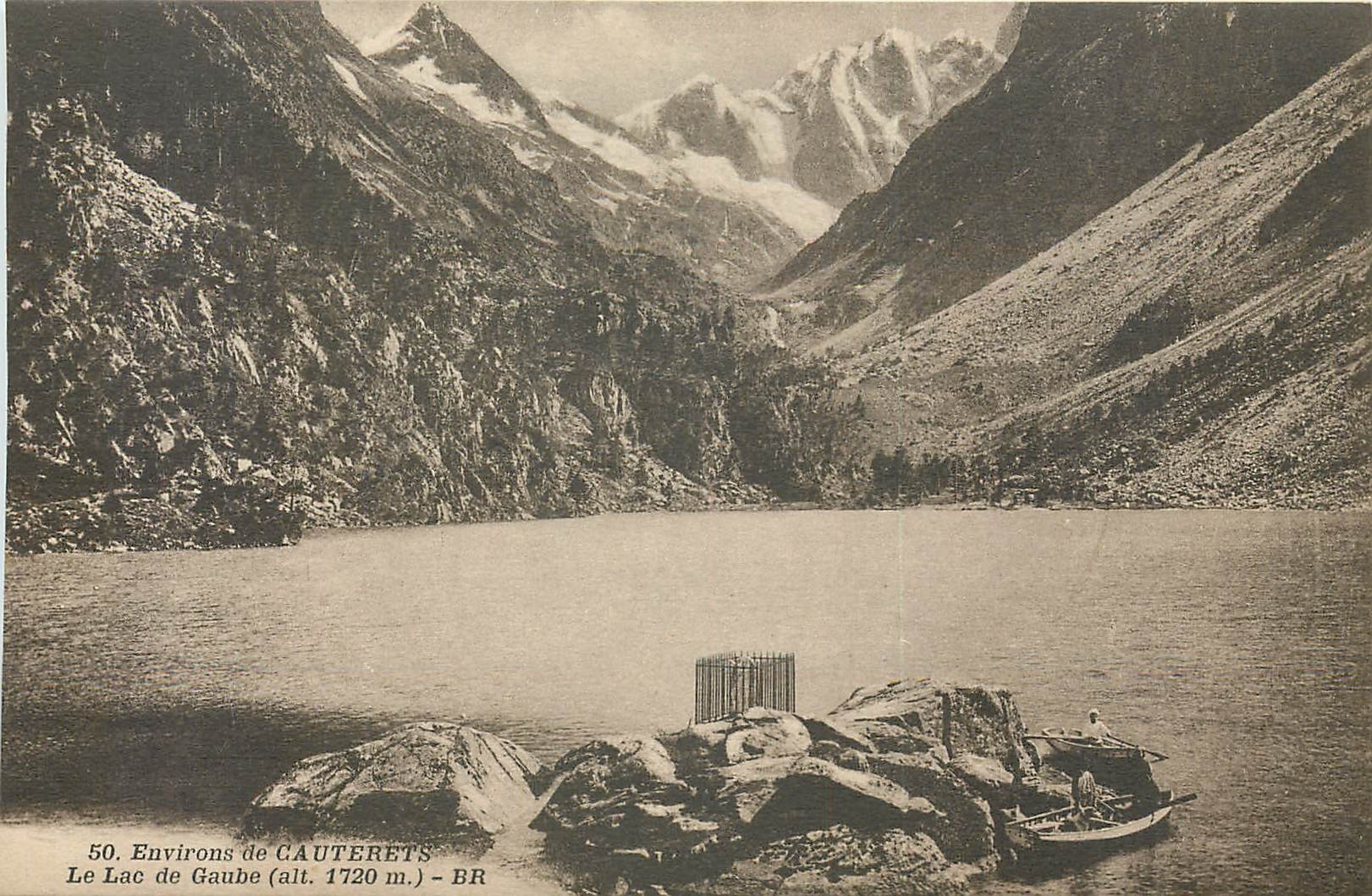 CPA Envi de Cauterets le Lac du Gaube (alt 1720 m)