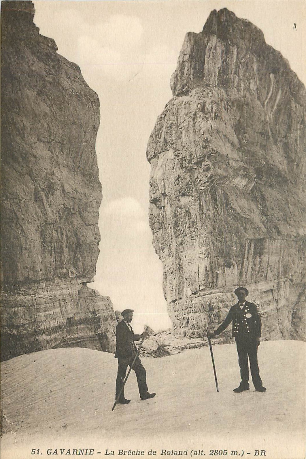 CPA Gavarnie La Breche de Roland (alt 2805 m)
