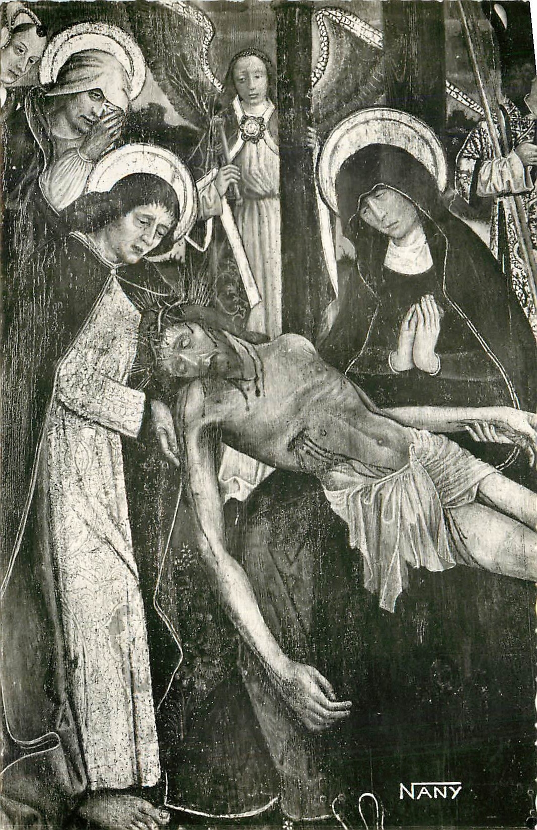 CPA Le Puy (Hte Loire) alt 630 m la Cathedrale (Sacristie) Pieta du  XVe s Details