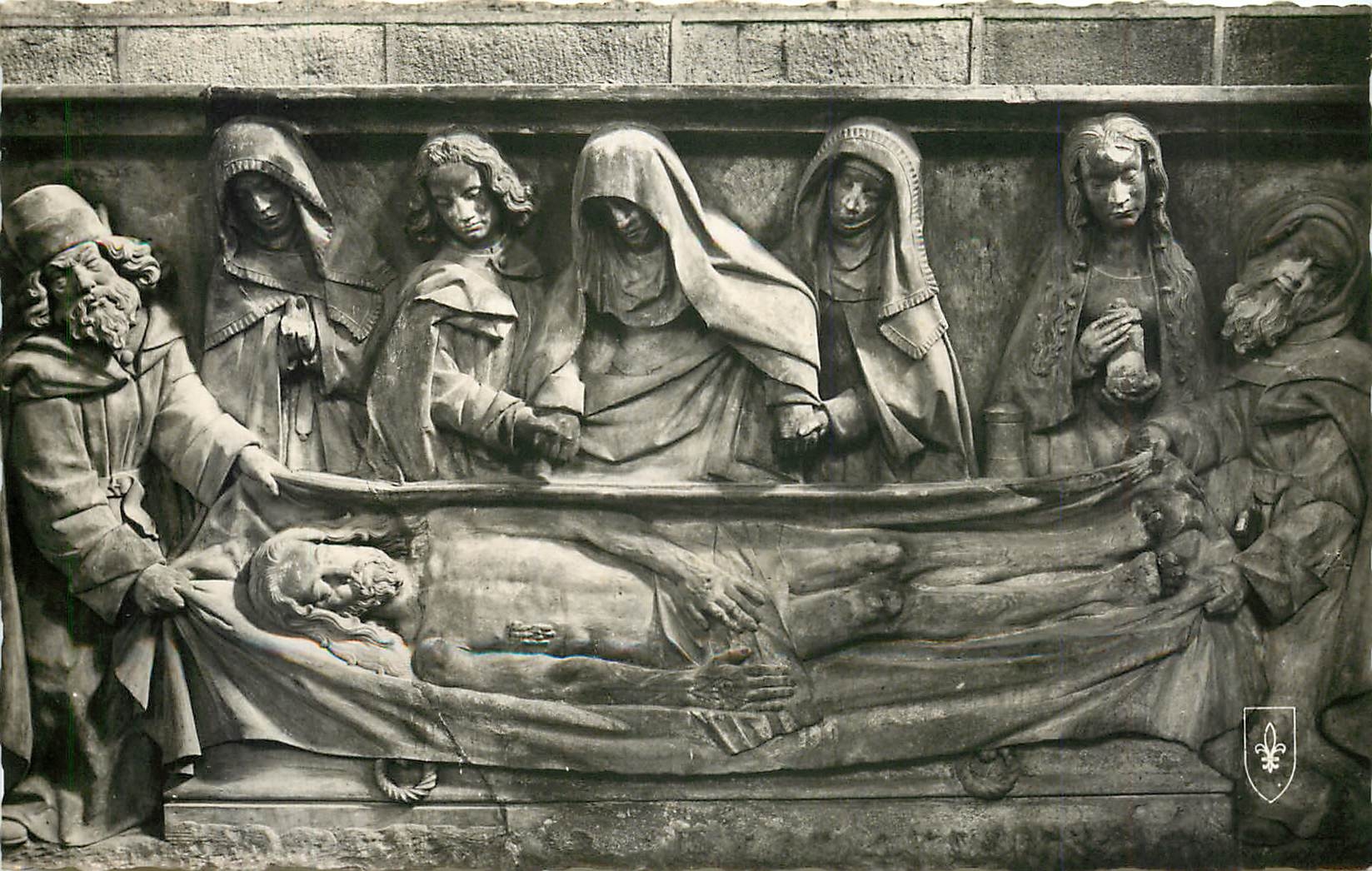 CPA Souvigny (Allier) Interieur de la Basilique Mise au Tombeau