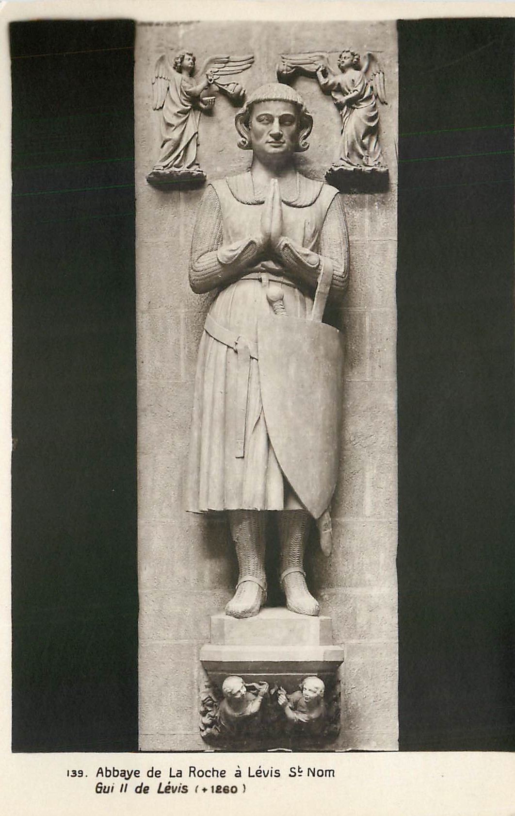 CPA Abbaye de la roche a Levis St Nom