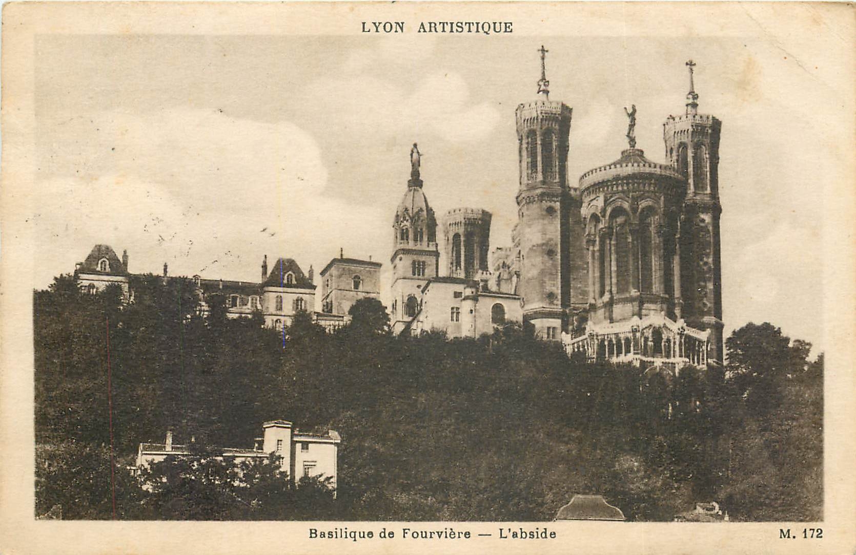 CPA Lyon Artistique Basilique de Fourviere L'Abside