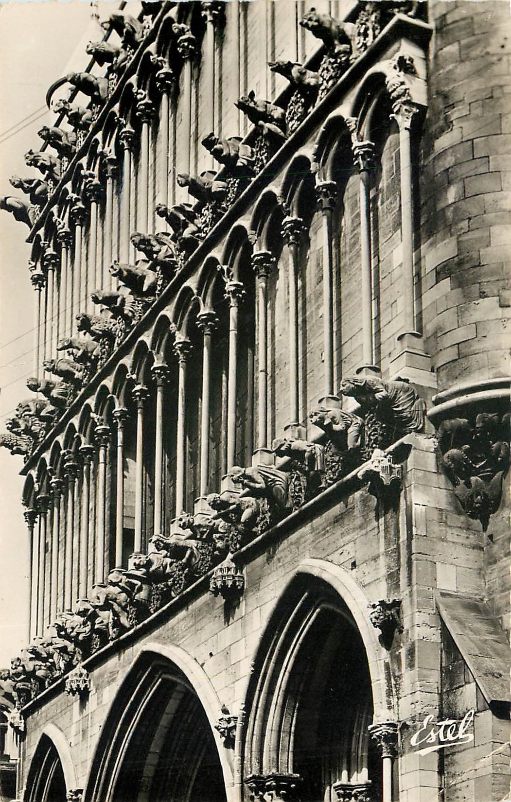 CPA N D Les Gargouilles